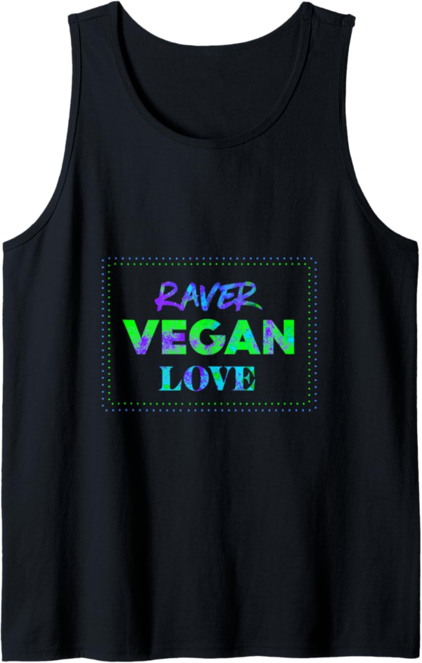 Vegan Raver Love Apparel! Tank Top - Image 2